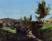 保罗 卡米尔 吉谷 : Landscape in the Durance Valley